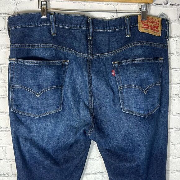 LEVI'S Men's 569 Loose Straight Medium Wash Jeans Size W38 x L32 - Picture 4 of 10